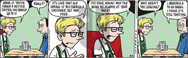 Adam@Home on Saturday September 5, 2015 Comic Strip