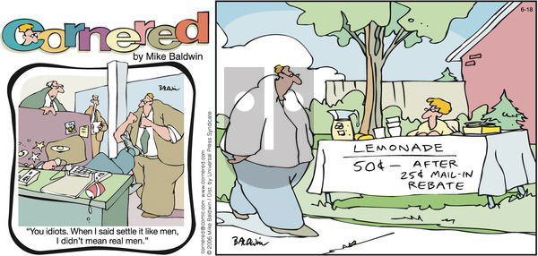 Cornered on Sunday June 18, 2006 Comic Strip