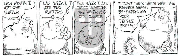 The Grizzwells on Wednesday April 10, 2002 Comic Strip