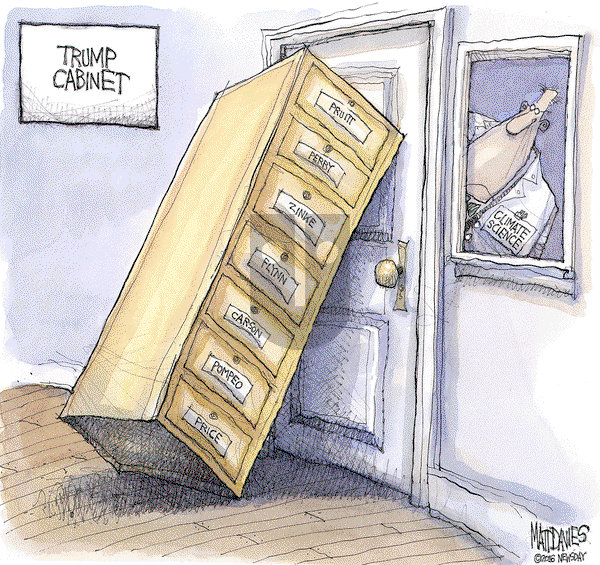 Matt Davies on Thursday December 29, 2016 Comic Strip