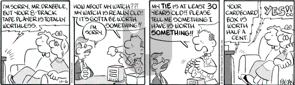 Drabble on Friday October 6, 2000 Comic Strip
