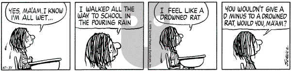 Peanuts on Wednesday October 31, 1979 Comic Strip