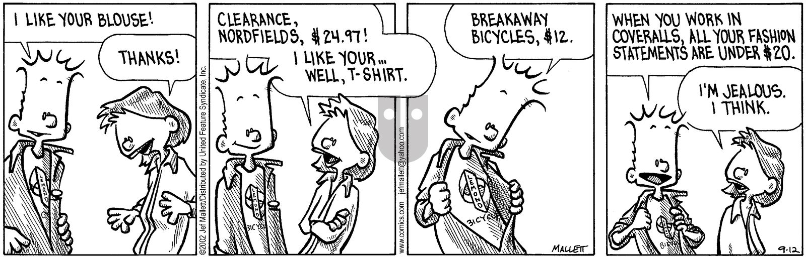 Frazz - Thursday September 12, 2002 Comic Strip
