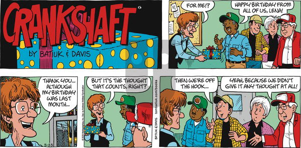 Crankshaft on Sunday May 25, 2025 Comic Strip