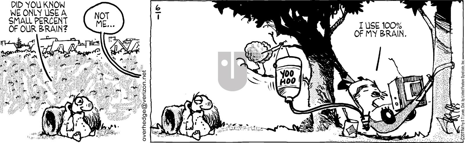 Over the Hedge - Wednesday June 1, 2011 Comic Strip