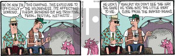 Monty on Thursday October 1, 2009 Comic Strip