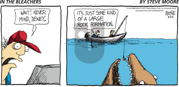 In the Bleachers on Sunday May 10, 2015 Comic Strip