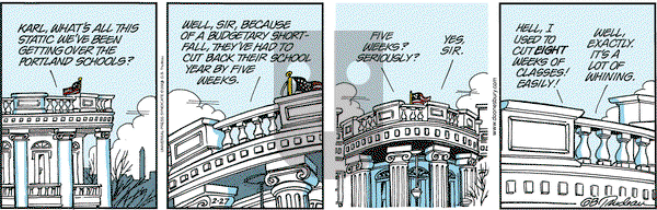 Doonesbury on Thursday February 27, 2003 Comic Strip