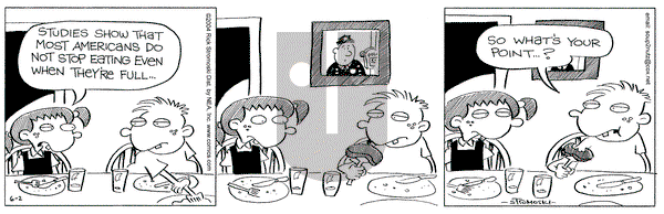 Soup to Nutz - Old on Wednesday June 2, 2004 Comic Strip