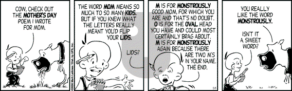 Cow and Boy Classics on Thursday May 11, 2006 Comic Strip
