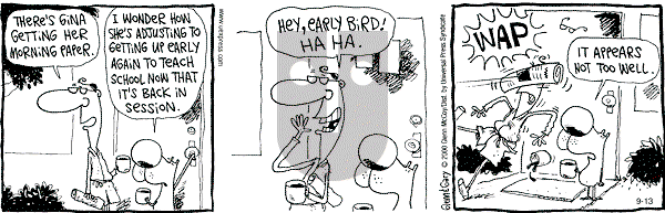 The Duplex on Wednesday September 13, 2000 Comic Strip