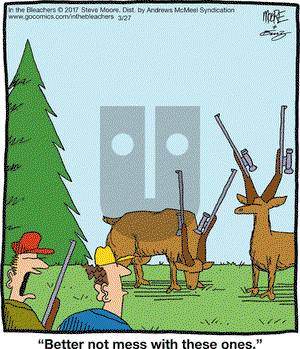 In the Bleachers on Monday March 27, 2017 Comic Strip