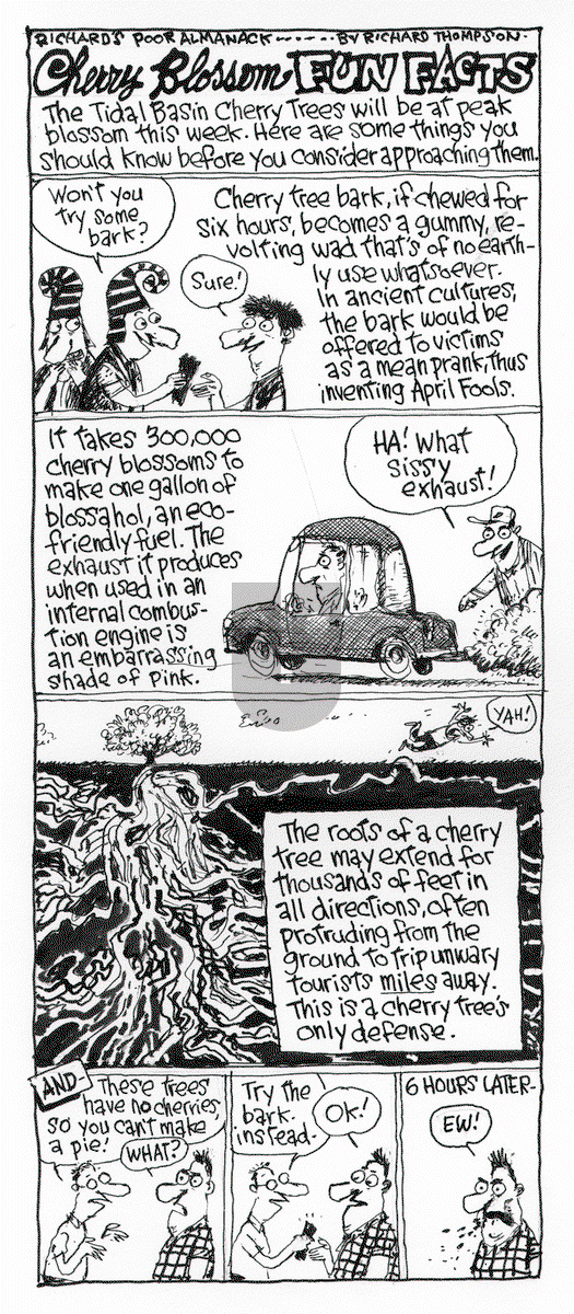 Richard's Poor Almanac on Thursday April 7, 2016 Comic Strip