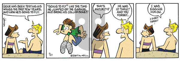Arlo and Janis on Friday July 27, 2007 Comic Strip