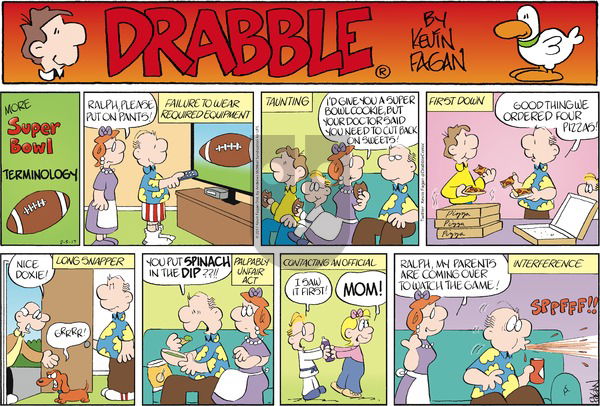 Drabble on Sunday February 5, 2017 Comic Strip