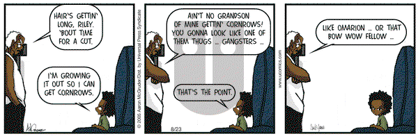 The Boondocks on Tuesday August 23, 2005 Comic Strip