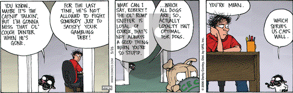 Get Fuzzy on Friday May 26, 2006 Comic Strip