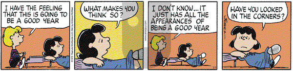 Peanuts on Thursday January 1, 2026 Comic Strip