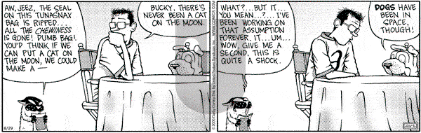 Get Fuzzy on Tuesday August 29, 2000 Comic Strip