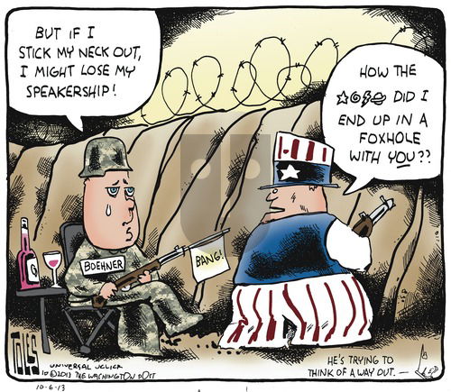 Tom Toles on Sunday October 6, 2013 Comic Strip