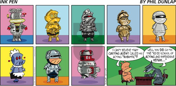 Ink Pen on Sunday October 18, 2009 Comic Strip