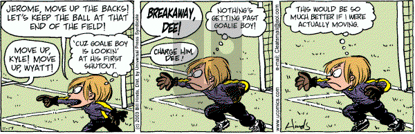 Cleats - Monday November 17, 2003 Comic Strip