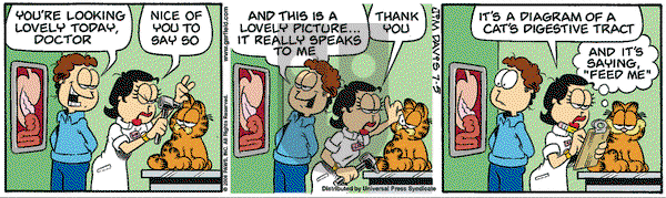 Garfield on Wednesday July 5, 2006 Comic Strip