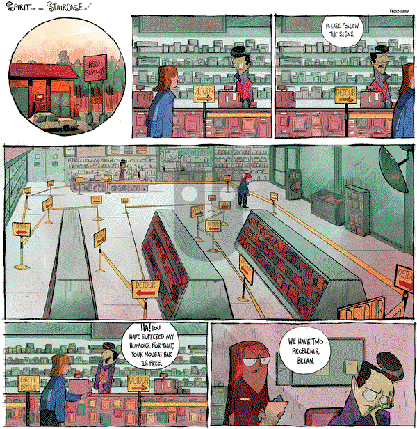 Spirit of the Staircase on Wednesday June 26, 2024 Comic Strip