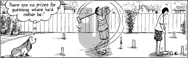 Fred Basset on Saturday August 27, 2005 Comic Strip