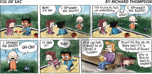 Cul de Sac on Sunday May 8, 2016 Comic Strip