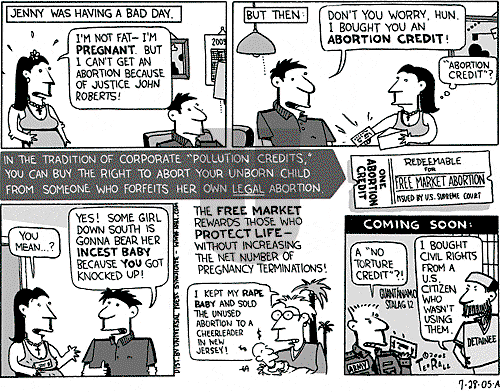 Ted Rall on Thursday July 28, 2005 Comic Strip