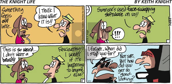 The Knight Life on Sunday March 11, 2018 Comic Strip