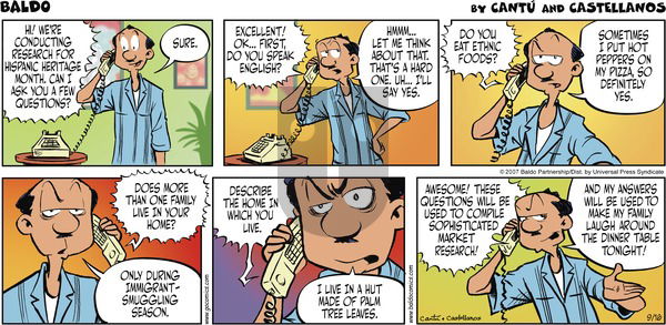 Baldo on Sunday September 16, 2007 Comic Strip