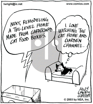Kit 'N' Carlyle on Friday October 24, 2003 Comic Strip