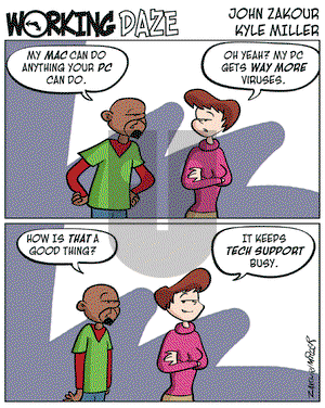 Working Daze on Wednesday October 18, 2006 Comic Strip