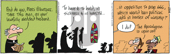 The Knight Life on Monday October 25, 2010 Comic Strip