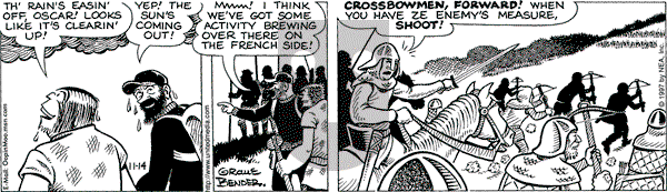 Alley Oop on Friday November 14, 1997 Comic Strip