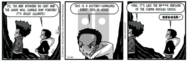 The Boondocks on Thursday October 18, 2012 Comic Strip