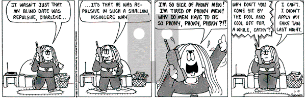 Cathy Classics on Saturday July 10, 1993 Comic Strip
