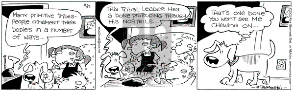 Soup to Nutz - Old on Tuesday November 12, 2002 Comic Strip
