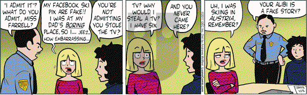 Luann - Monday January 23, 2017 Comic Strip