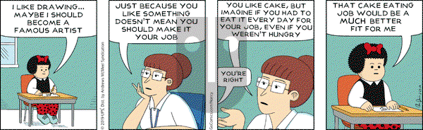 Nancy on Saturday February 23, 2019 Comic Strip
