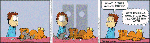 Garfield on Wednesday September 6, 2017 Comic Strip