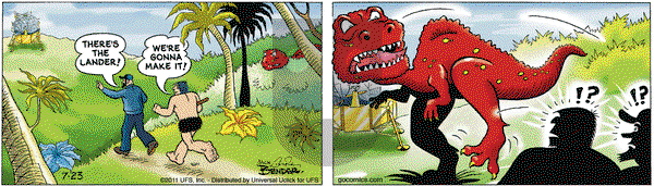 Alley Oop on Saturday July 23, 2011 Comic Strip