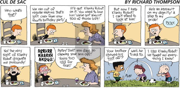Cul de Sac on Sunday May 17, 2009 Comic Strip