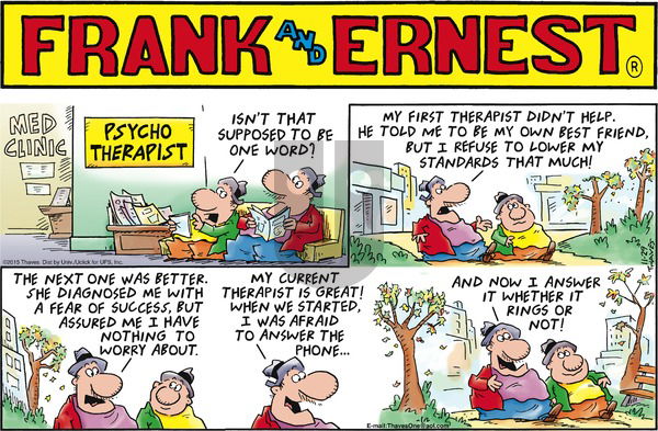 Frank and Ernest on Sunday November 29, 2015 Comic Strip