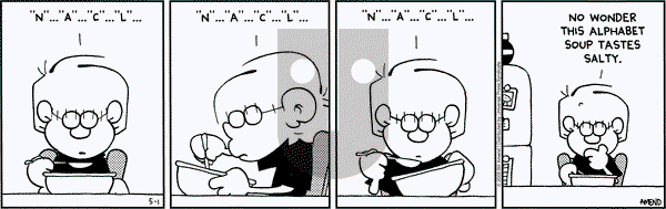 FoxTrot on Thursday May 1, 2003 Comic Strip
