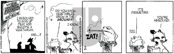 Over the Hedge on Monday December 29, 2003 Comic Strip