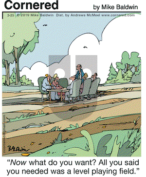 Cornered on Monday March 25, 2019 Comic Strip