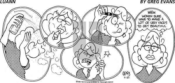 Luann on Sunday May 30, 1993 Comic Strip